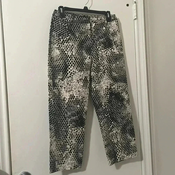 Womyn Snakeskin Leopard Polka Dot Pants Size 4 - Picture 1 of 5
